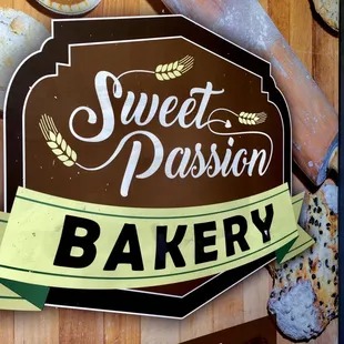 The logo on the door.