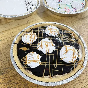 Ice cream pies are perfect for special ocassions.