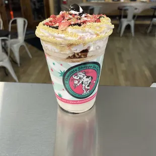 Our SOM (shake of the month) is perfect for you  "over the top" lovers!