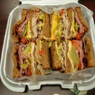 The Hungry Man sandwich