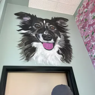 His dog's portrait