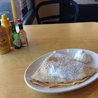 Mixed Berries and Custard Crepe