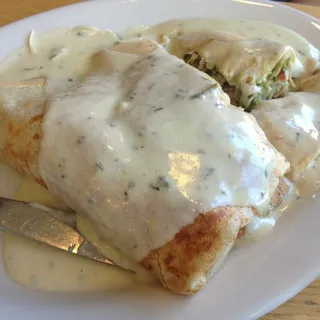 Chicken Pesto Crepe