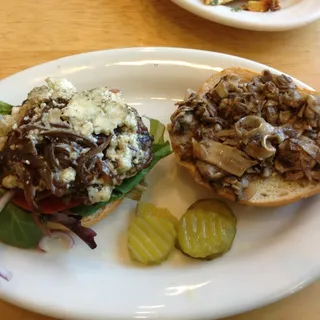 Bacon Balsamic Onion Gorgonzola Burger