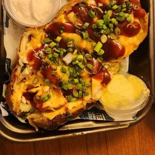 BBQ chicken potato