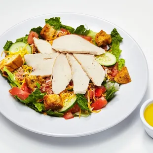 Chicken Salad on Greens