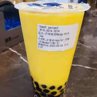 Mango Milk Tea