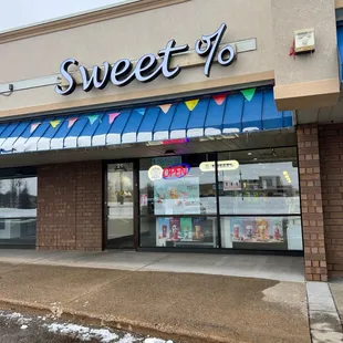 Located in a small strip mall