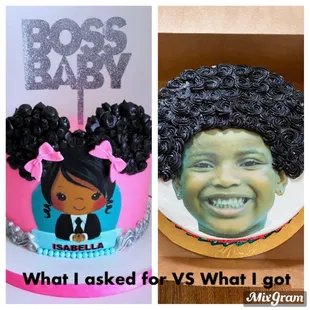 A poorly designed cake.