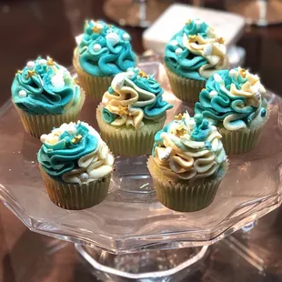Under the Sea themed cupcakes