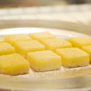 Lemon Bars with a butter crust!