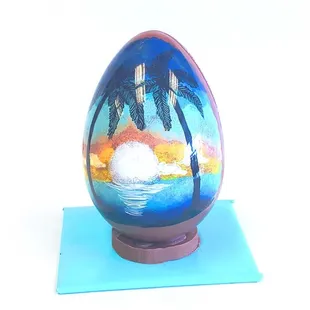 Hand painted large filled Easter eggs