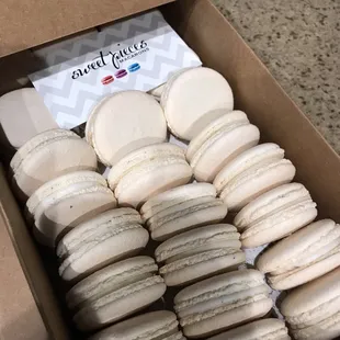 a box of macarons