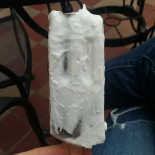 Dairy free coconut, chocolate chip and almond popsicle!