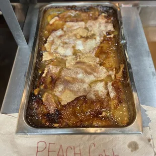 peach cobbler