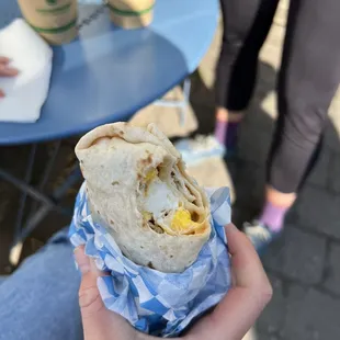 Breakfast burrito