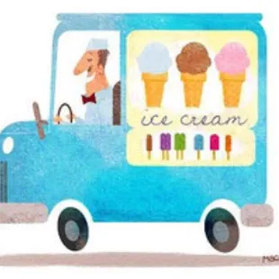 Got the ice cream delivered to the house!