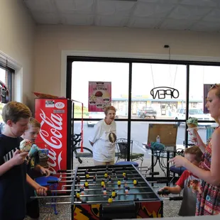 Foosball time!