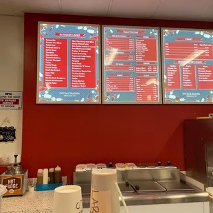 Store menu
