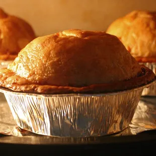 Finished baking these Chicken Pot Pies.