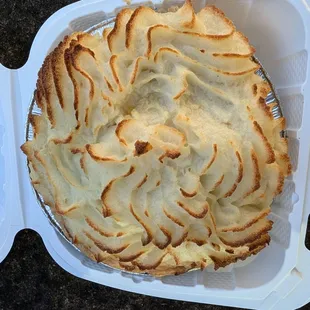 Thanksgiving turkey dinner pie