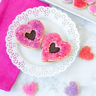 Sugar Cookie Sandwich with Chocolate Ganache