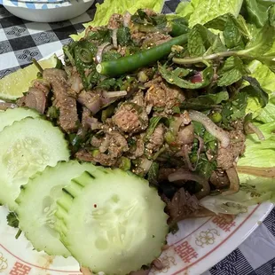 Beef Larb Salad