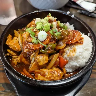 Korean spicy chicken