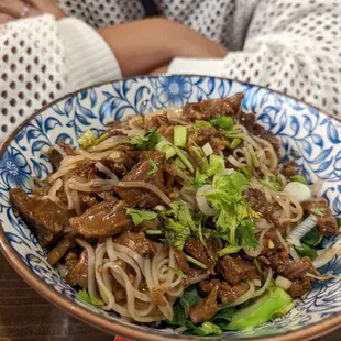 Beef noodles dry