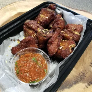 Crispy Fried Pork Riblets