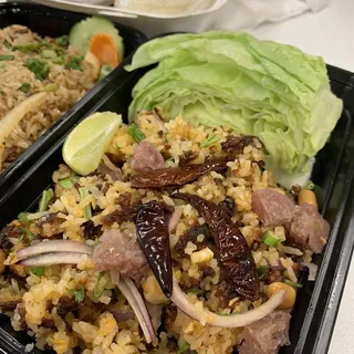 Crispy Fried Rice Lettuce Wraps (Nam Khao)