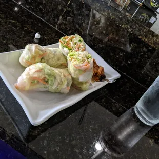 Shrimp Blanket Thai Lettuce Wrap