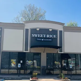 the front of the store
