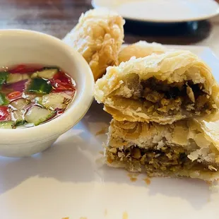 The stuffing of the Curry Puff was very sweet