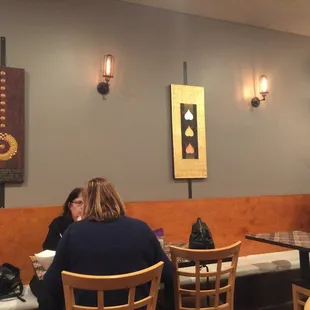 Interesting table mat and decor!