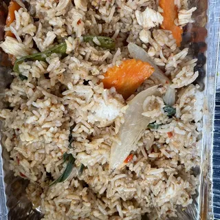 Chicken Basil Fried Rice Lunch