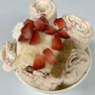 strawberries and cream