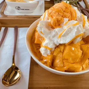 Mango ice