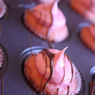 a muffin in a muffin tin