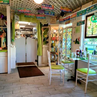 May 2021: Facing the kitchen