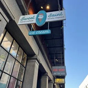 Outside of Sweet Saints