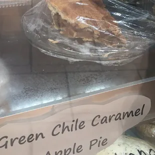 Green Chile Caramel Apple Pie