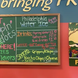 Check out that authentic nomenclature for &quot;Italian ice&quot;. Great touch!
