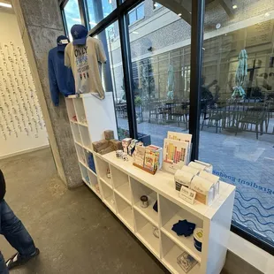 Merch section