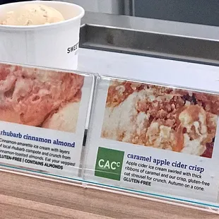 Ice cream flavors