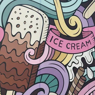 a variety of ice creams