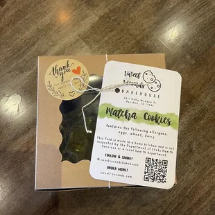 a package of cookies