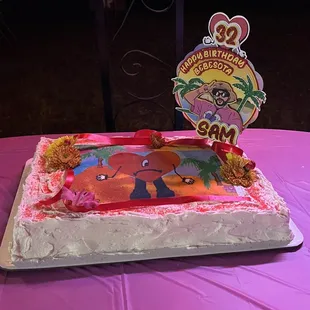 a cake with a picture of dora dora dora dora dora dora dora dora dora dora dora dora dora dora dora dora