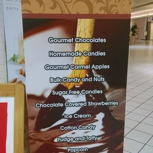 the menu