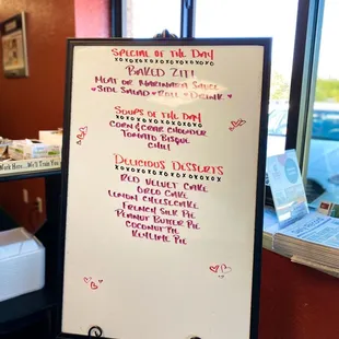 Daily Specials